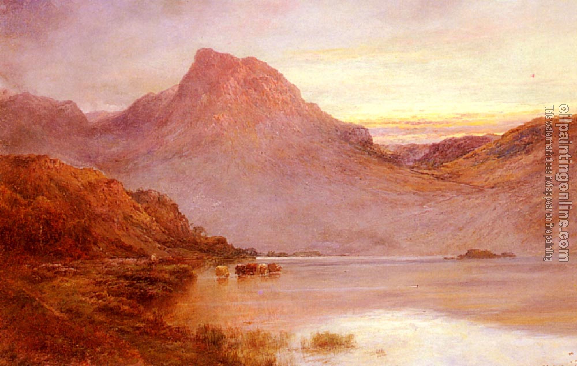 Breanski, Alfred de - The Evening Glow, Near Arrochar